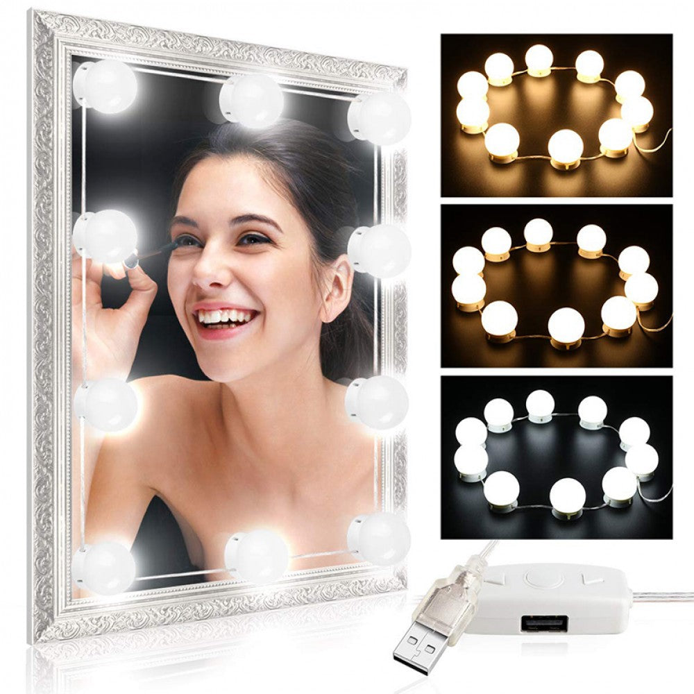 10 Led Vanity Mirror Lights Kit Betterbuypk 
