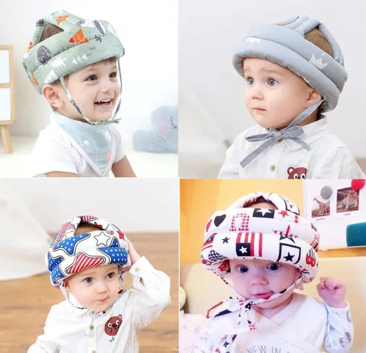 Safety Helmet Baby Hat Helmets Learn to Walk Hat Baby Protective Play Helmet Soft Comfortable Harnesses Cap
