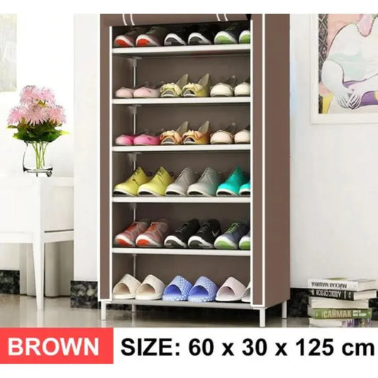 6 Layer Shoe Stand Shoe Rack Multipurpose Shelf Shoe Storage Non-woven fabrics large shoe rack organizer