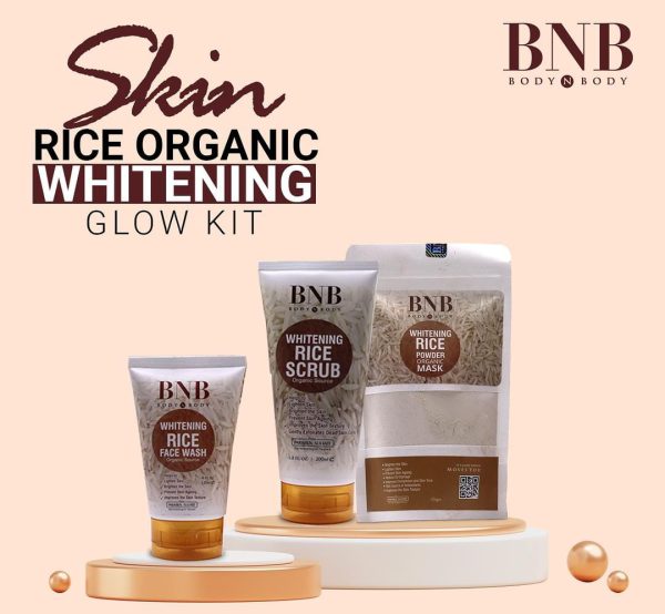 Bnb 3 in 1 Rice Extract Bright & Glow Kit