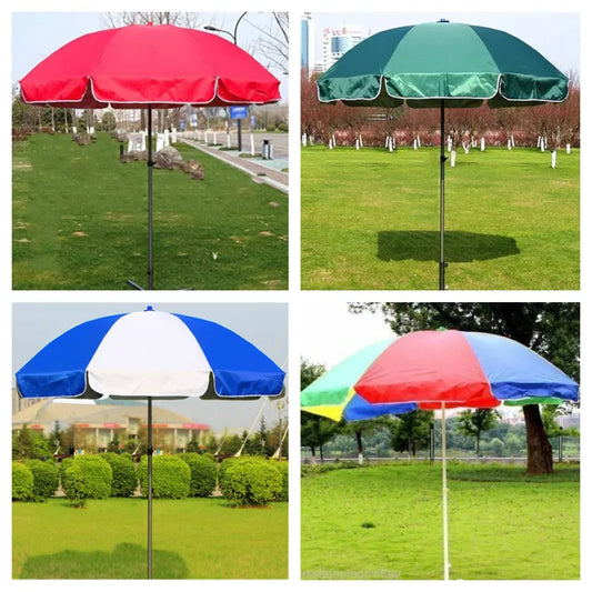 Umbrella |2.4m| Oxford Fabric - Windproof/Sunscreen/Waterproof - 8 Ribs for Garden/Balcony/Terrace/Fishing/Swimming Pool - Without Base