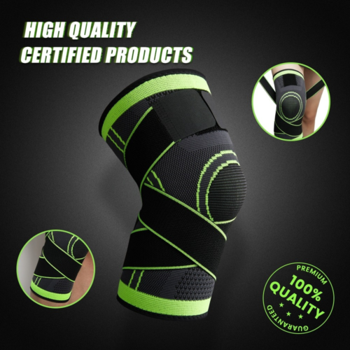 Knee Brace with Adjustable Strap Knee Support & Pain Relief for Sport Running Gym Arthritis