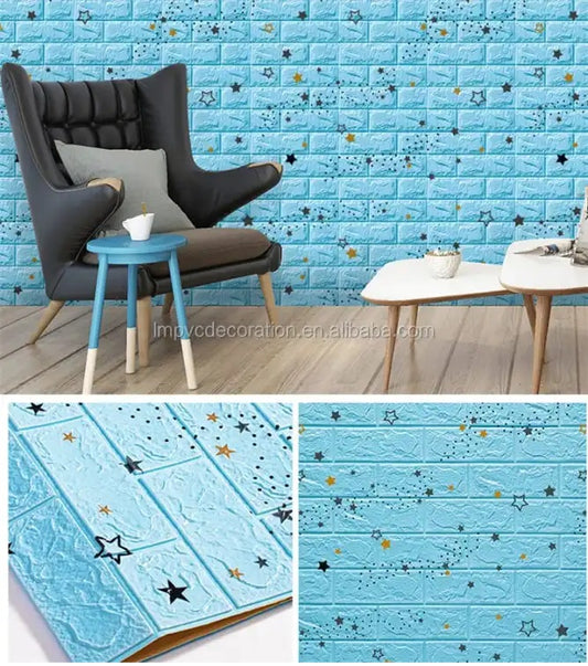 New 3D Brick Pattern Wall Panels-Self Adhesive-DIY-Waterproof-for Living Room, Bedroom And Kitchen-Background Wall Decoration{STAR}