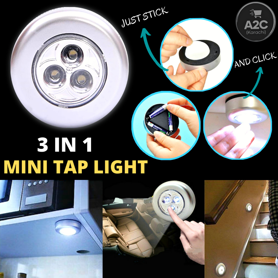 Touch Stick Tap Night LED Light Buy 1 Get 1 Free