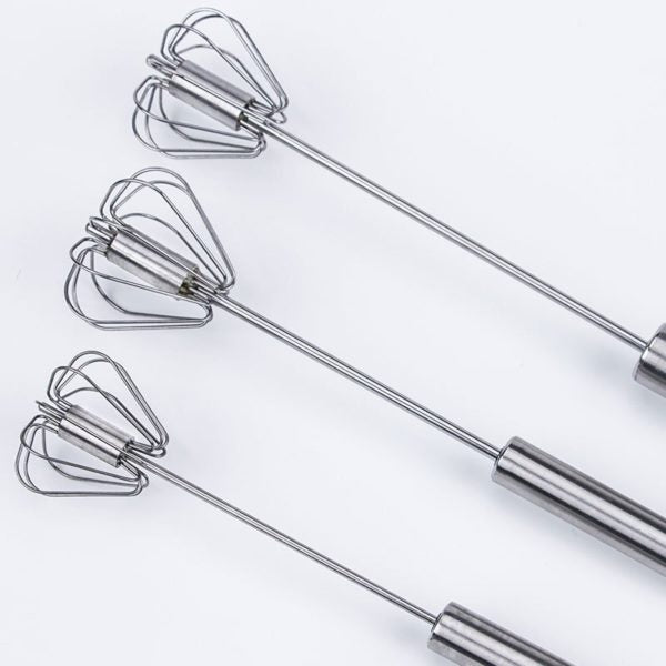 Semi-automatic Stainless Steel Egg Beater