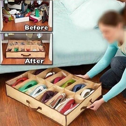 Shoe Storage Box For 12 Pairs