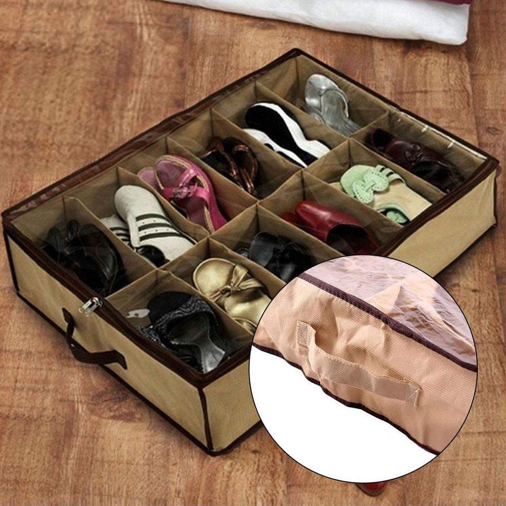 Shoe Storage Box For 12 Pairs