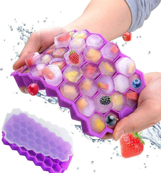 Honeycomb Silicone Ice Cube Trays 37 Grids