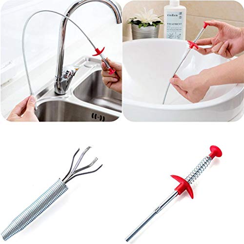 Kitchen Sink Cleaning Pipe Hook Cleaner Sticks Clog Remover Sewer Dredging  Spring Pipe Hair Dredging Tools Bathroom Accessories Ships From: SPAIN