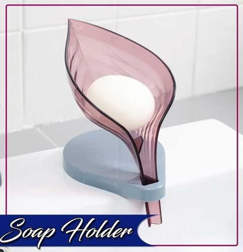 Soap Saver – Automatically Draining Soap Bar Holder (Pack of Three)