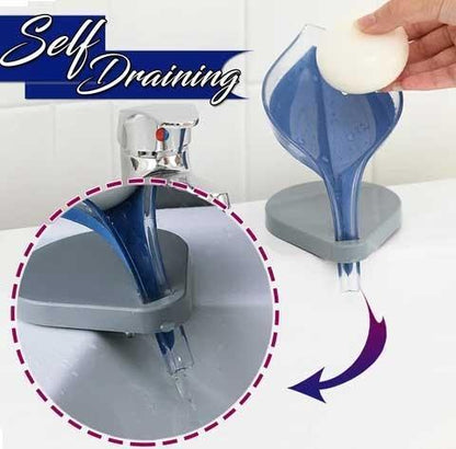 Soap Saver – Automatically Draining Soap Bar Holder (Pack of Three)