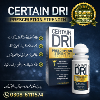 Certain Dri Antiperspirant In Pakistan