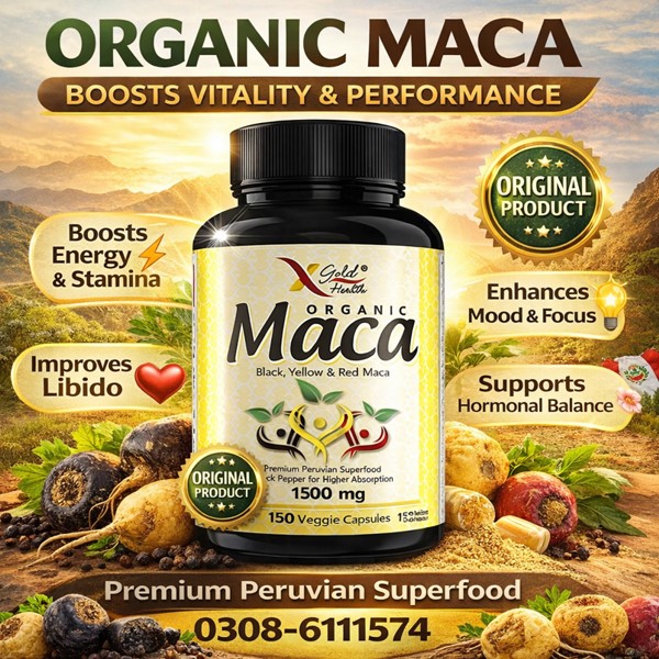 Gold Health Organic Maca Capsules In Pakistan