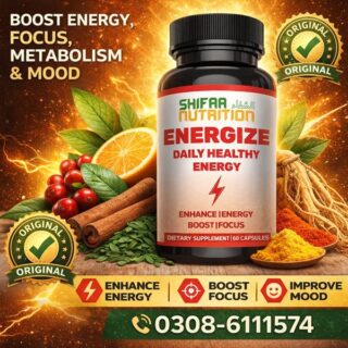 Shifaa Nutrition Energize Capsules In Pakistan