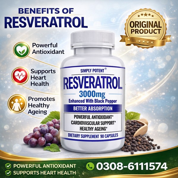 Simply Potent Resveratrol Capsules In Pakistan