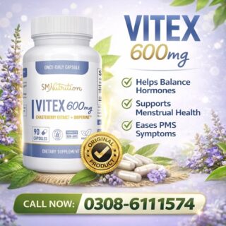 Vitex 600mg Chasteberry Plus Bioperine In Pakistan